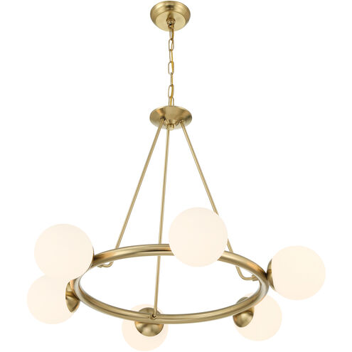 Upper St. Clair 6 Light 33.5 inch Gold Chandelier Ceiling Light
