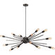 Rockville 14 Light 54 inch Oil Rubbed Bronze Chandelier Ceiling Light