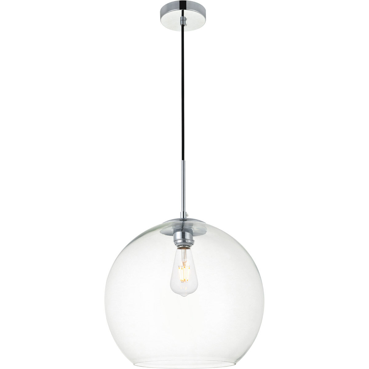 Huntington 1 Light 14 inch Chrome Pendant Ceiling Light
