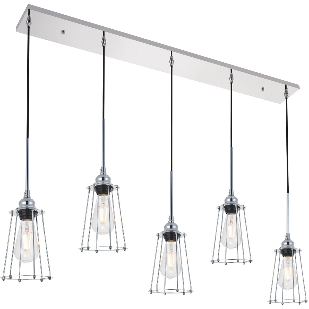Phoenixville 5 Light 5 inch Chrome Pendant Ceiling Light