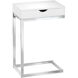 Bethlehem 25 X 16 inch White Accent End Table or Snack Table