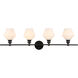 Rochester 4 Light 38 inch Black Wall sconce Wall Light