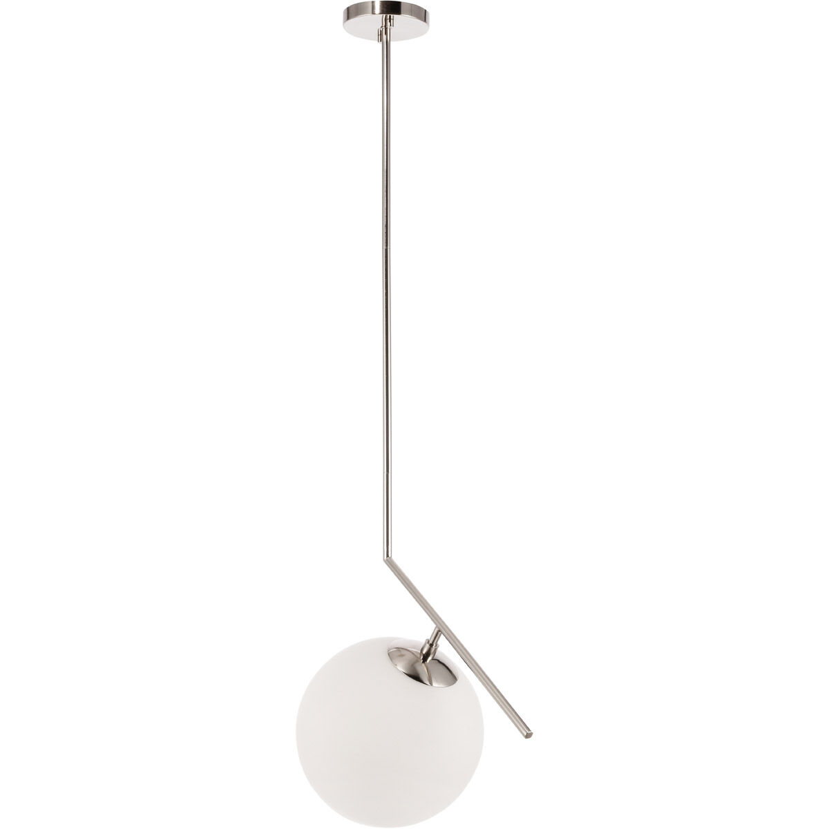Monroe 1 Light 10 inch Chrome Pendant Ceiling Light