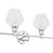 Rochester 2 Light 19 inch Chrome Wall sconce Wall Light