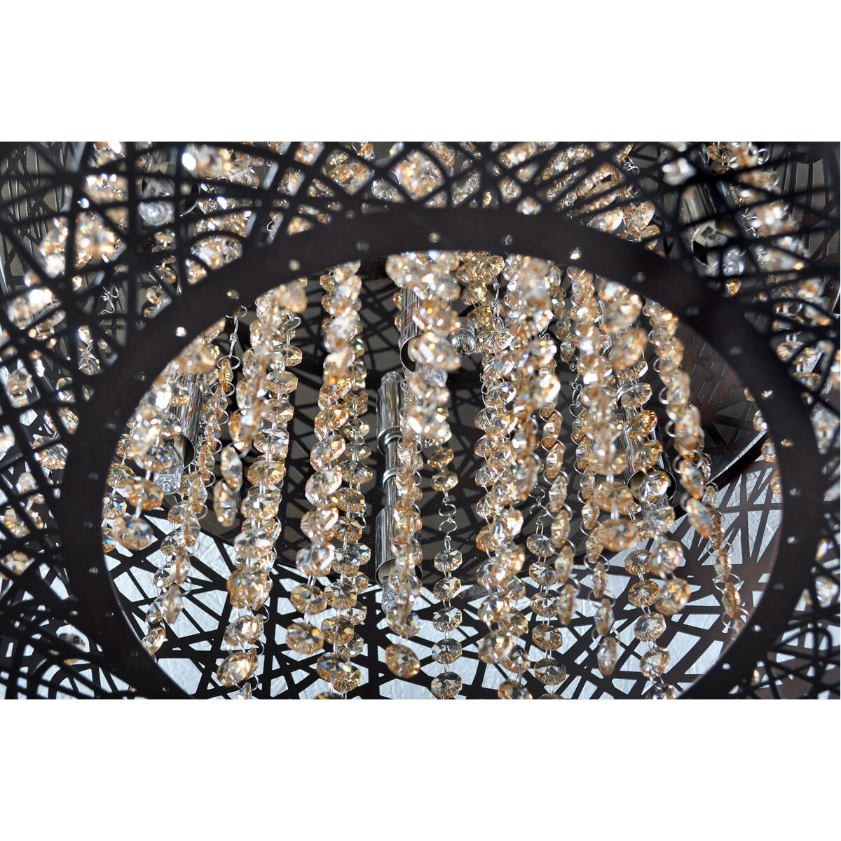 Troy 7 Light 15.75 inch Bronze Flush Mount Ceiling Light