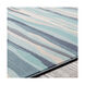 Islip 87 X 63 inch Aqua Rug, Rectangle