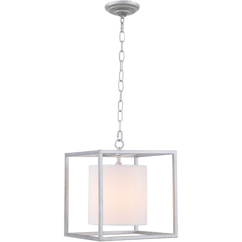 Franklin 1 Light 12 inch Vintage Silver Pendant Ceiling Light