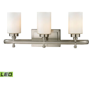 Malverne LED 23 inch Brushed Nickel Vanity Light Wall Light