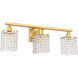 Adams 3 Light 24 inch Brass Wall sconce Wall Light