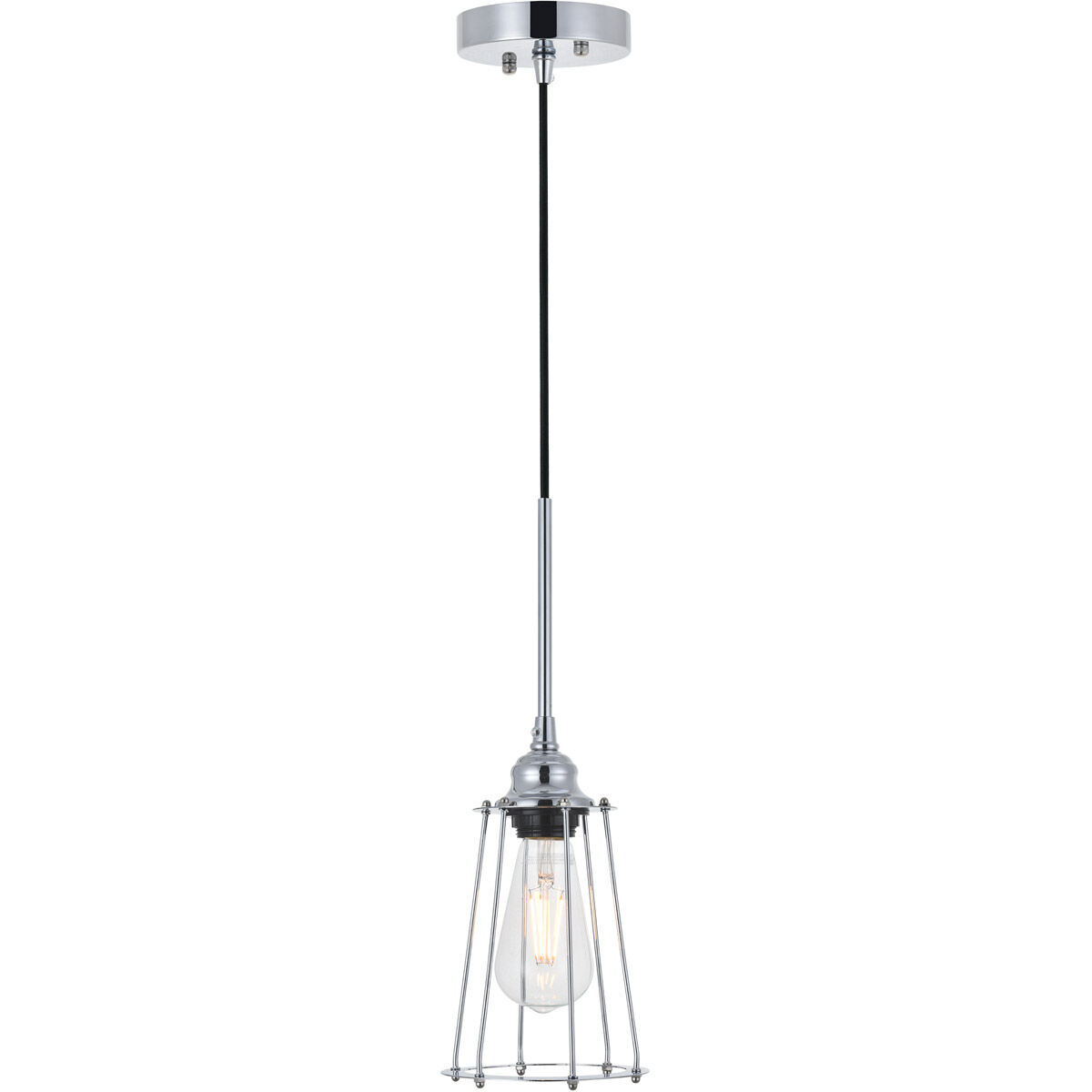 Phoenixville 1 Light 5.3 inch Chrome Pendant Ceiling Light