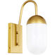 Malta 1 Light 4.8 inch Brass Wall sconce Wall Light