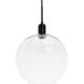 Rensselaer 1 Light 13 inch Black Pendant Ceiling Light