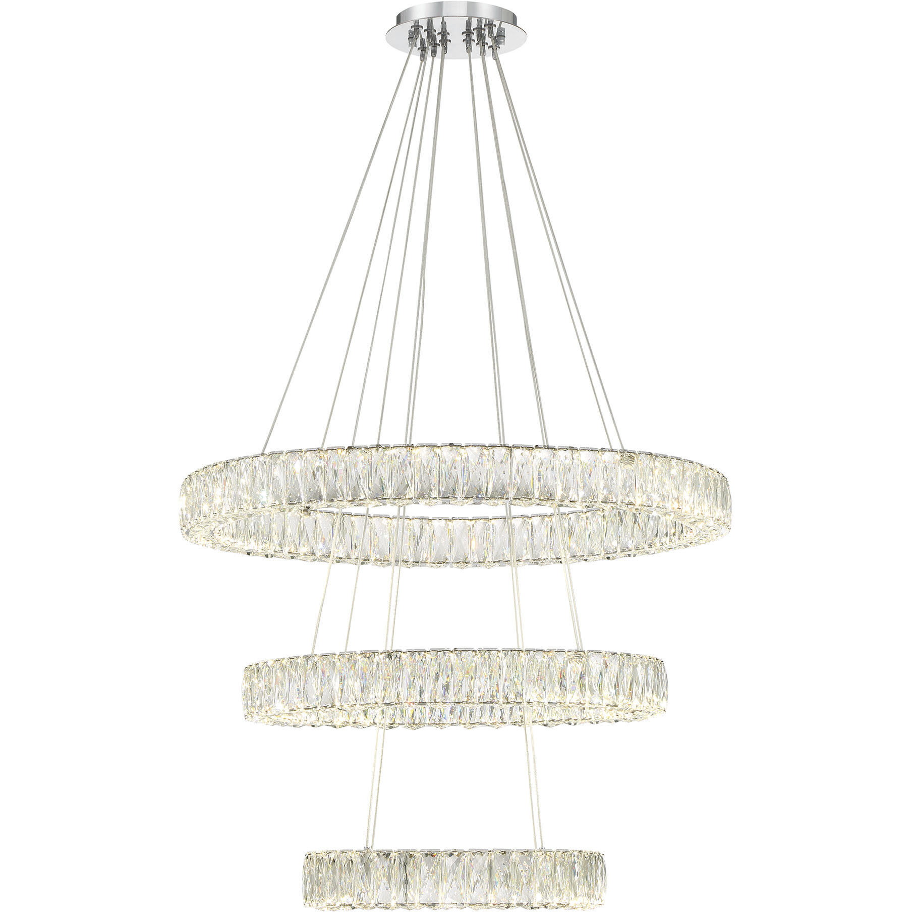 Dickinson 1 Light 32 inch Chrome Pendant Ceiling Light
