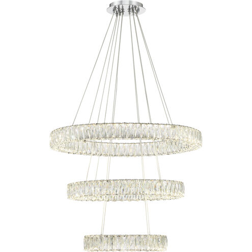 Dickinson 1 Light 32 inch Chrome Pendant Ceiling Light