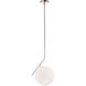 Monroe 1 Light 10 inch Chrome Pendant Ceiling Light