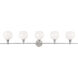 Syracuse 5 Light 47 inch Chrome Wall sconce Wall Light