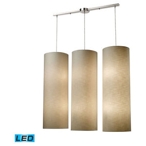 Plaza LED 43 inch Satin Nickel Pendant Ceiling Light