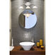 Middletown 2 Light 16 inch Satin Nickel Semi Flush Mount Ceiling Light