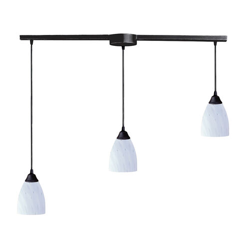 Millcreek 3 Light 36 inch Dark Rust Mini Pendant Ceiling Light