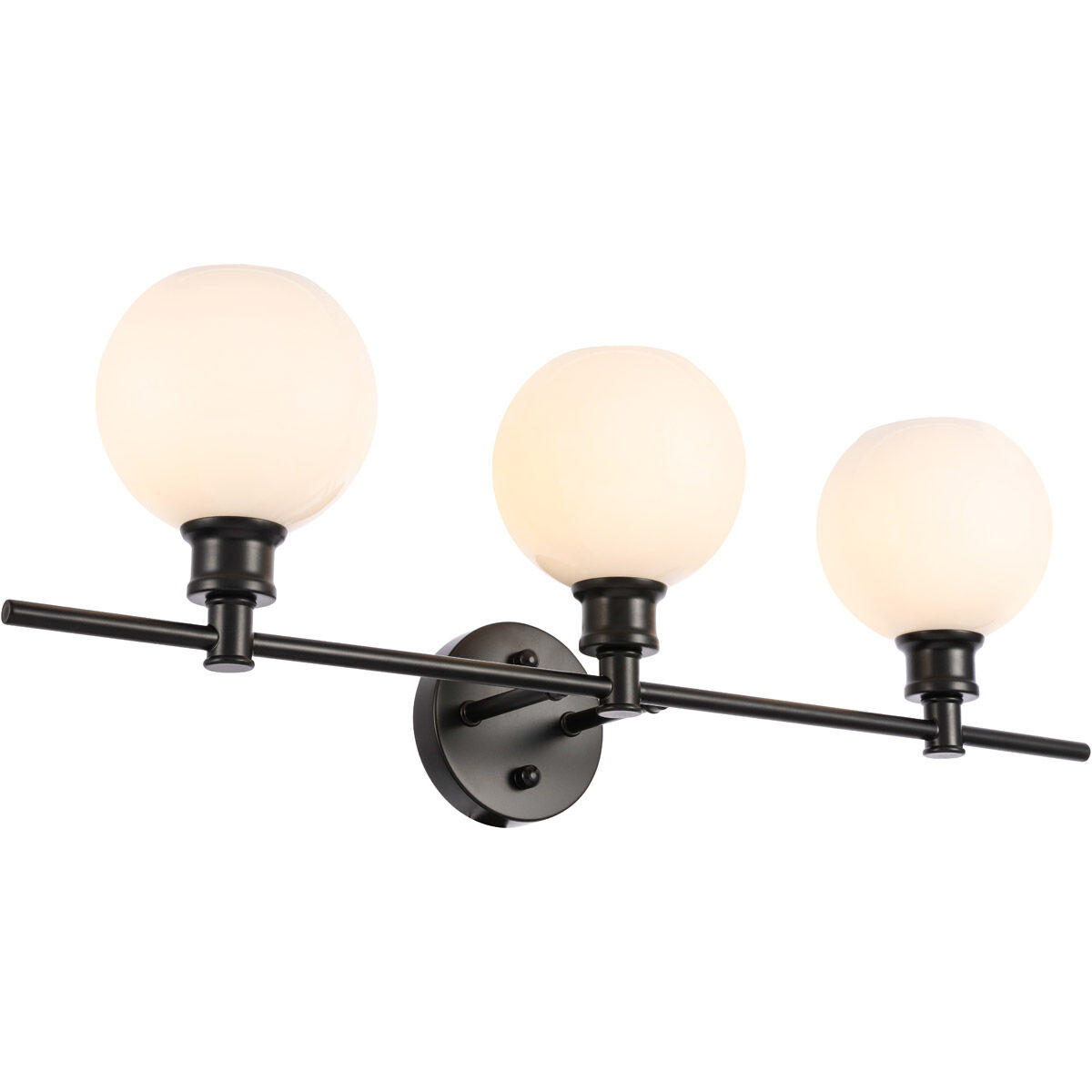 Syracuse 3 Light 28 inch Black Wall sconce Wall Light