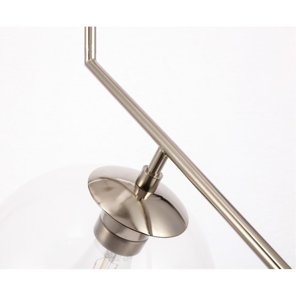 Monroe 1 Light 10 inch Chrome Pendant Ceiling Light