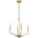 Geneseo 4 Light 18 inch Brass Pendant Ceiling Light