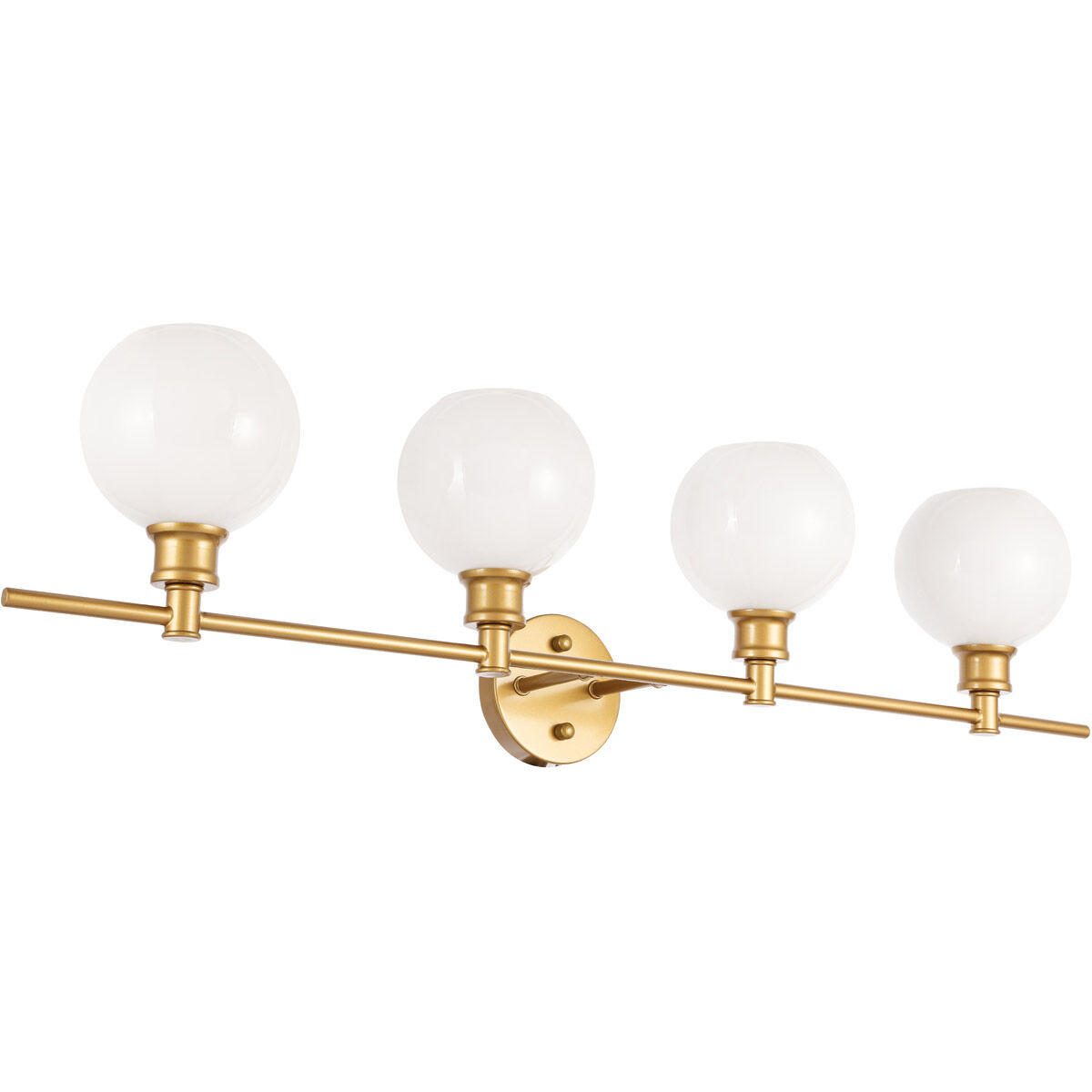 Syracuse 4 Light 38 inch Brass Wall sconce Wall Light