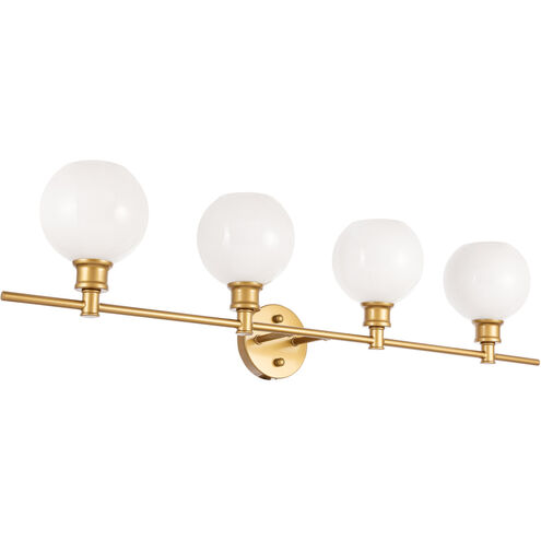 Syracuse 4 Light 38 inch Brass Wall sconce Wall Light