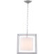 Franklin 1 Light 12 inch Vintage Silver Pendant Ceiling Light