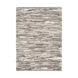 Suffern 87 X 63 inch Medium Gray/Dark Brown/White/Cream Rugs, Polyester and Polypropylene