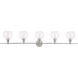 Syracuse 5 Light 47 inch Chrome Wall sconce Wall Light