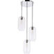 Syracuse 3 Light 16.3 inch Chrome Pendant Ceiling Light