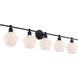 Rochester 5 Light 47 inch Black Wall sconce Wall Light