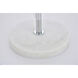 Oyster Bay 23 inch 40 watt Chrome Table Lamp Portable Light