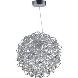 Romulus LED 15.75 inch Polished Chrome Single Pendant Ceiling Light