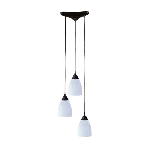 Millcreek 3 Light 10 inch Dark Rust Mini Pendant Ceiling Light