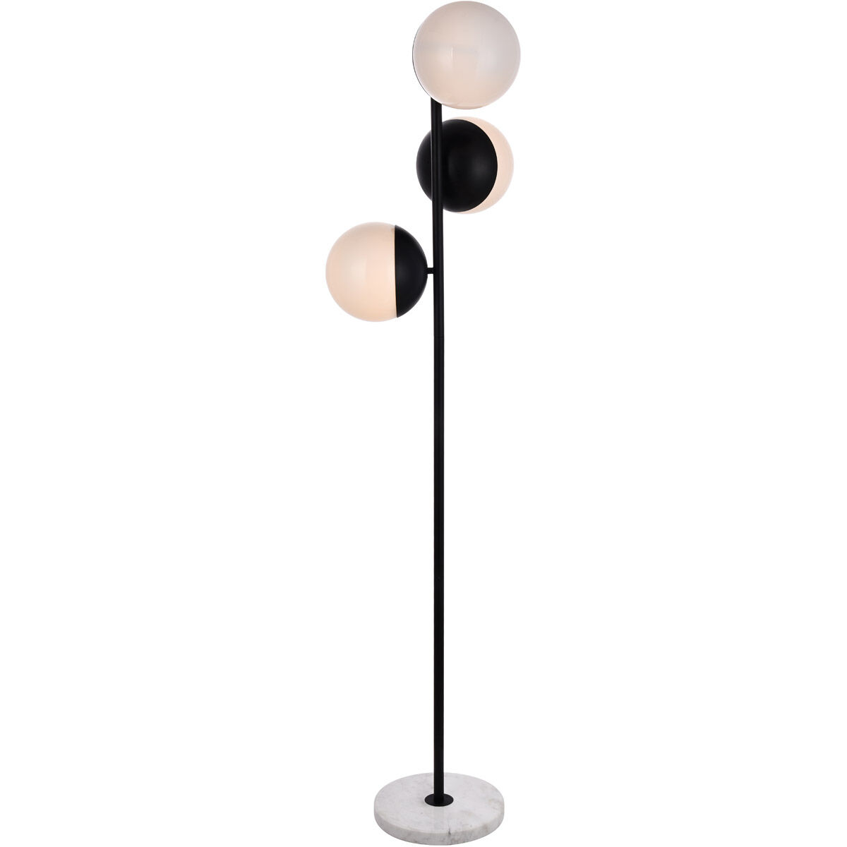 Oyster Bay 66 inch 40 watt Black Floor Lamp Portable Light
