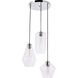 Rochester 3 Light 17 inch Chrome Pendant Ceiling Light