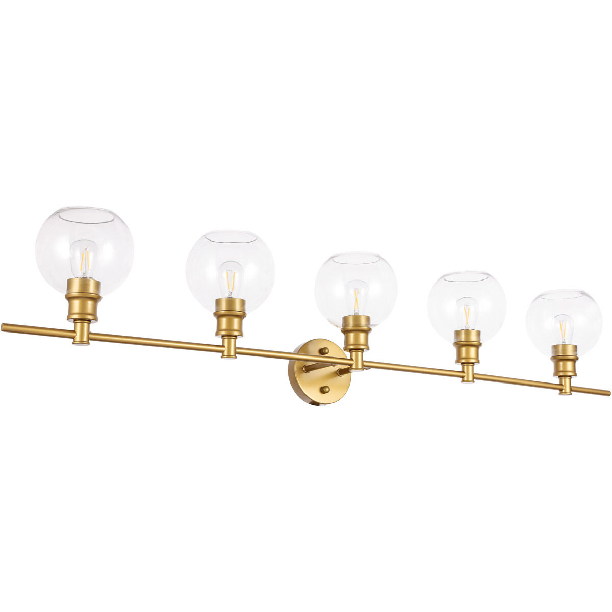 Syracuse 5 Light 47 inch Brass Wall sconce Wall Light