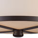 Erie 2 Light 13 inch Oil Rubbed Bronze Flush Mount Ceiling Light