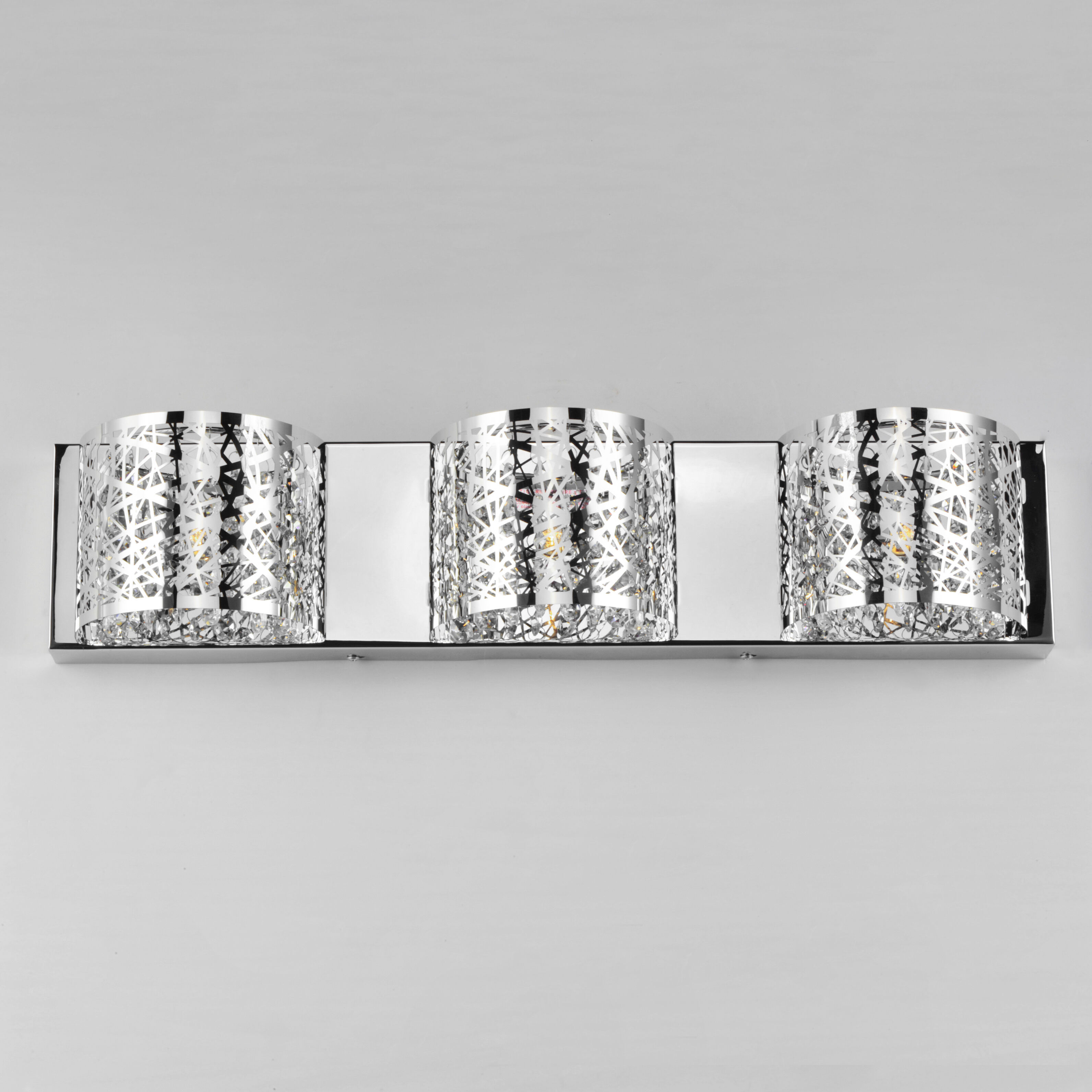 Troy 3 Light 24 inch Polished Chrome Bath Vanity Light Wall Light