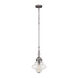 Malone 1 Light 11 inch Weathered Zinc Mini Pendant Ceiling Light