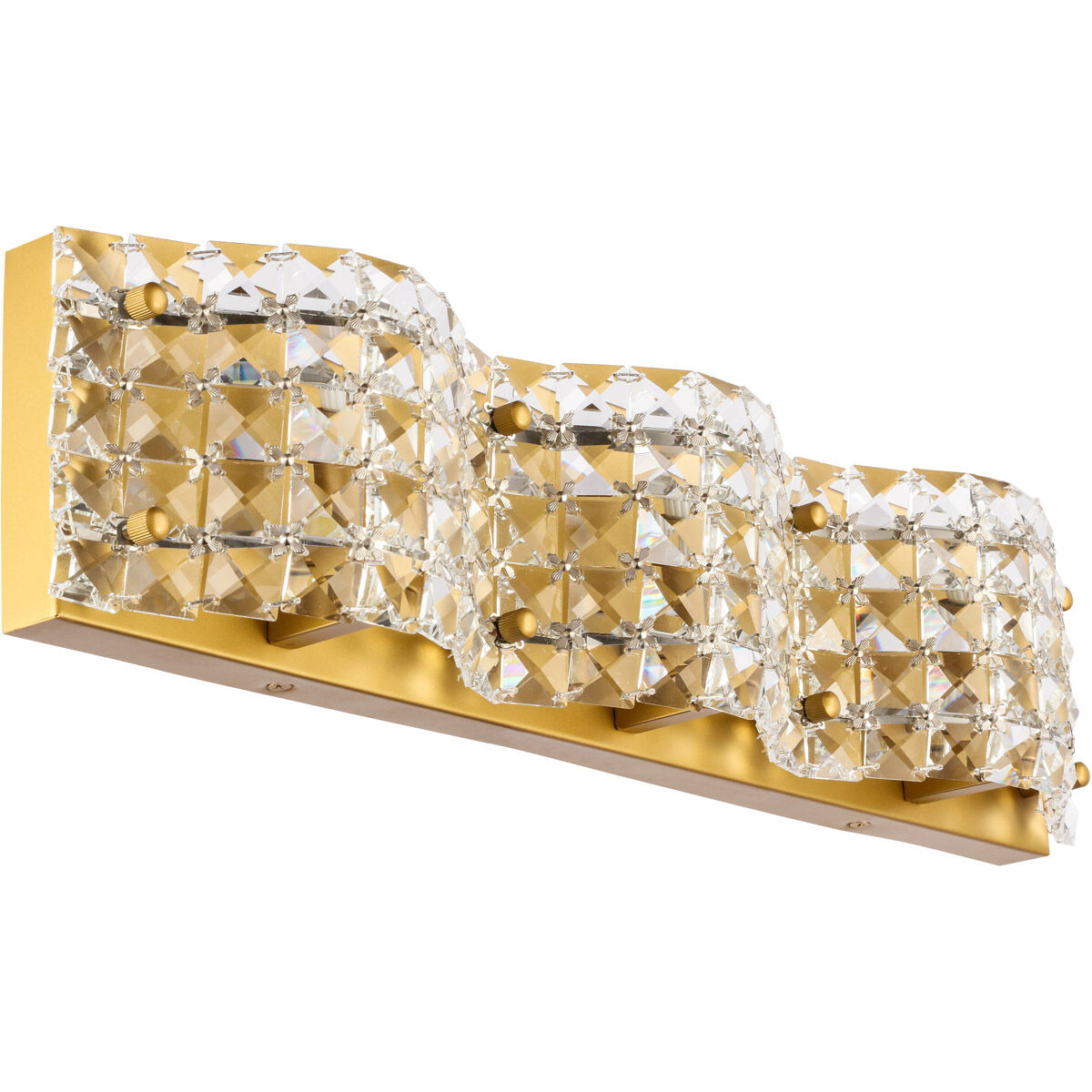 Schuyler 3 Light 21 inch Brass Wall sconce Wall Light