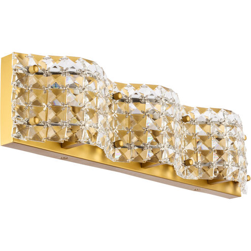 Schuyler 3 Light 21 inch Brass Wall sconce Wall Light