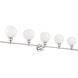 Syracuse 5 Light 47 inch Chrome Wall sconce Wall Light