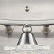 Pocopson 3 Light 15 inch Satin Nickel with Clear Vanity Light Wall Light
