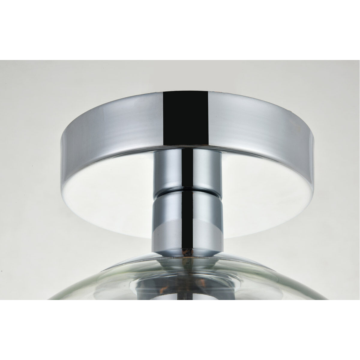 Huntington 1 Light 8 inch Chrome Flush Mount Ceiling Light