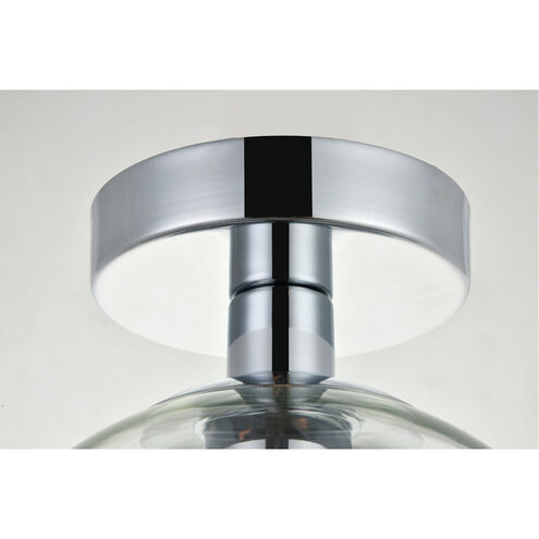 Huntington 1 Light 8 inch Chrome Flush Mount Ceiling Light