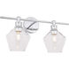 Rochester 2 Light 19 inch Chrome Wall sconce Wall Light