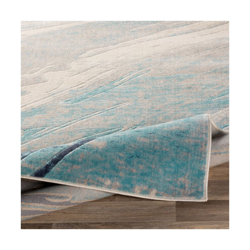 Islip 87 X 63 inch Aqua/Light Gray/Taupe/Beige/Khaki Rugs